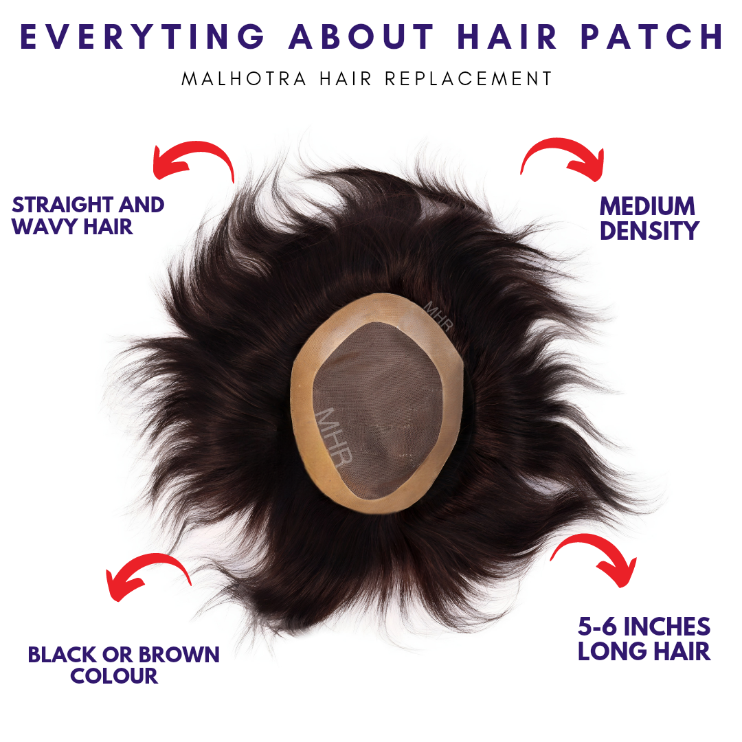Basic Monofilament Hair Patch